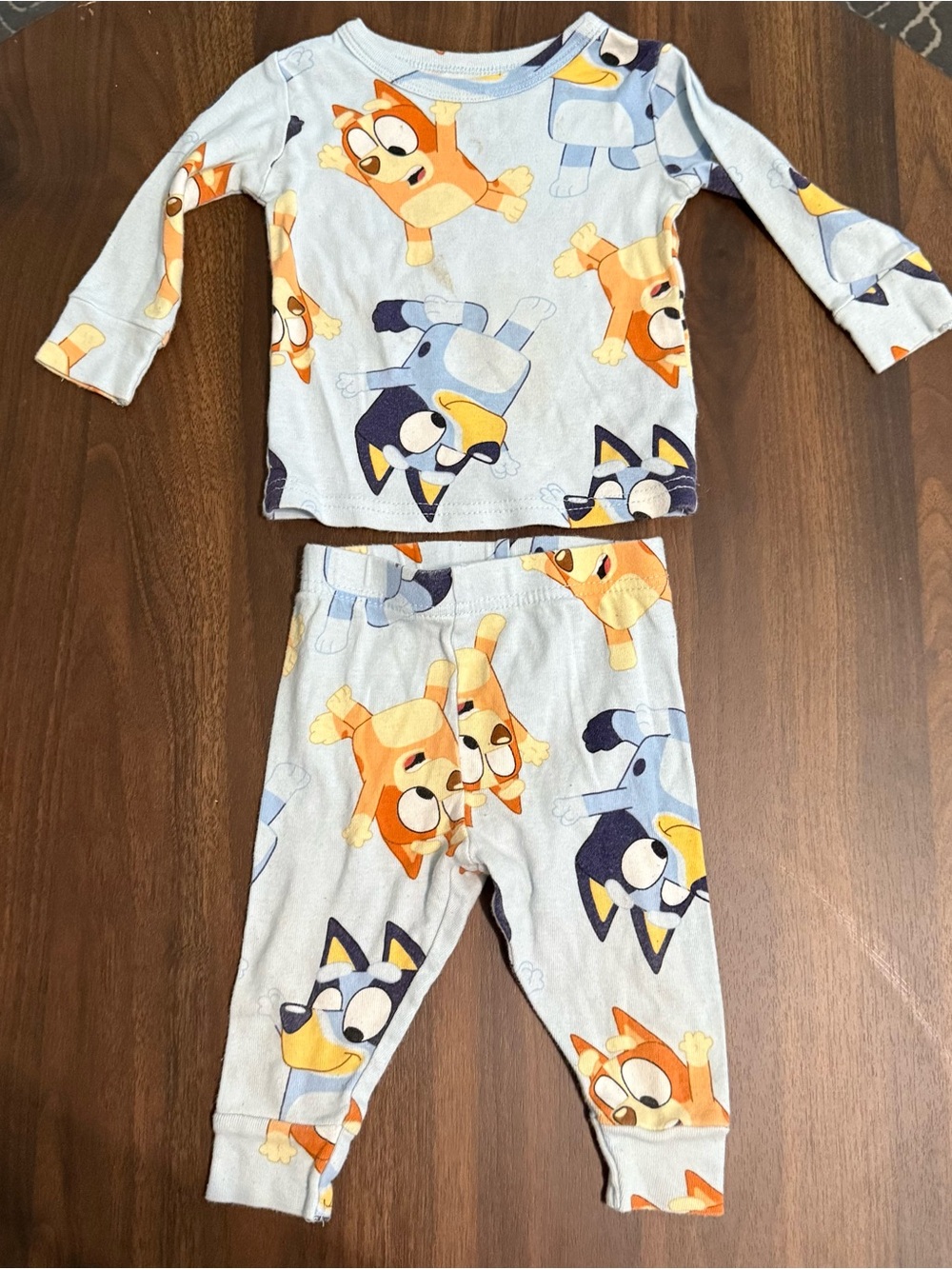 Baby boy bluey pajama set